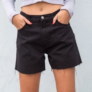 Brandy Melville J Gault Black Cotton Shorts